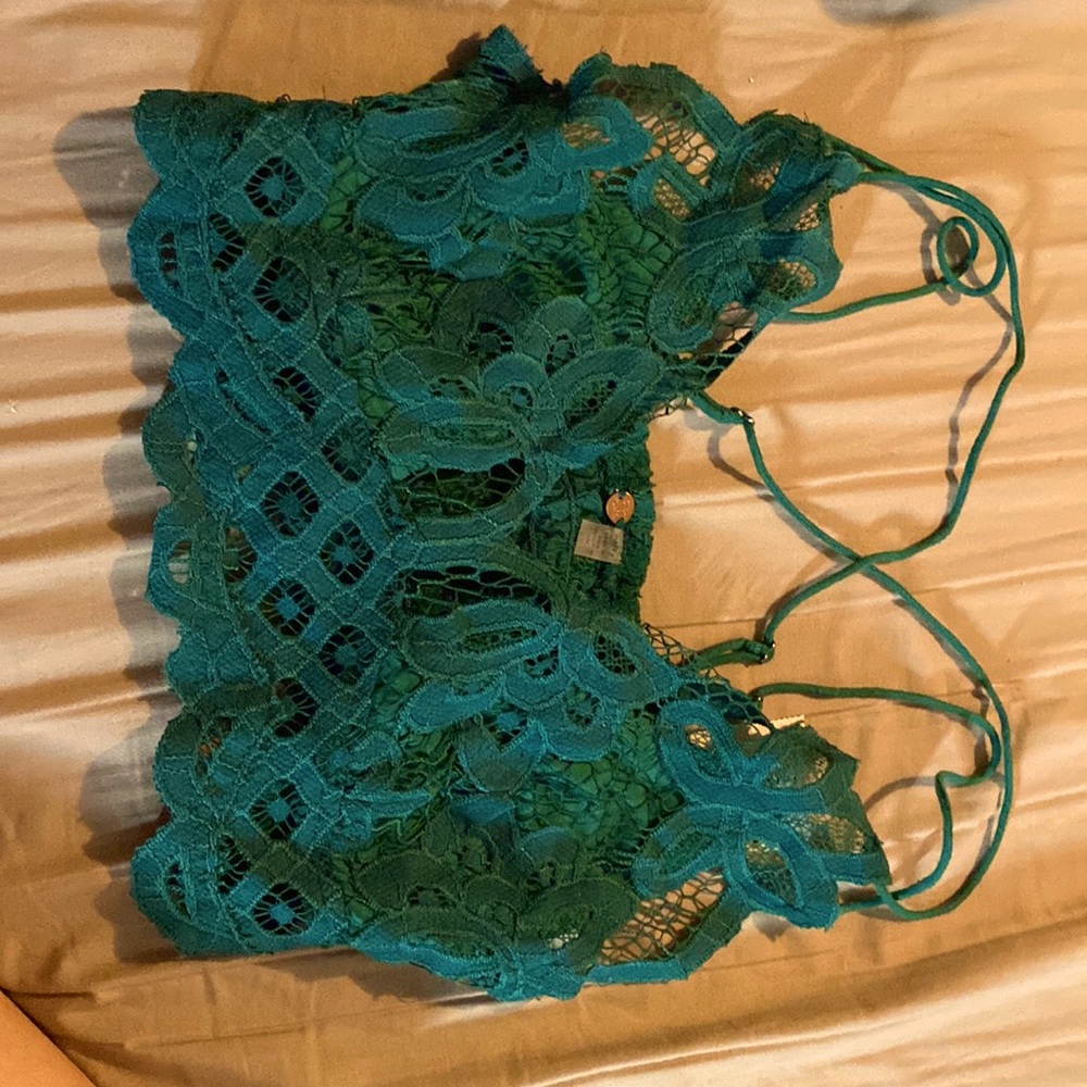 Adela Bralette Green xs